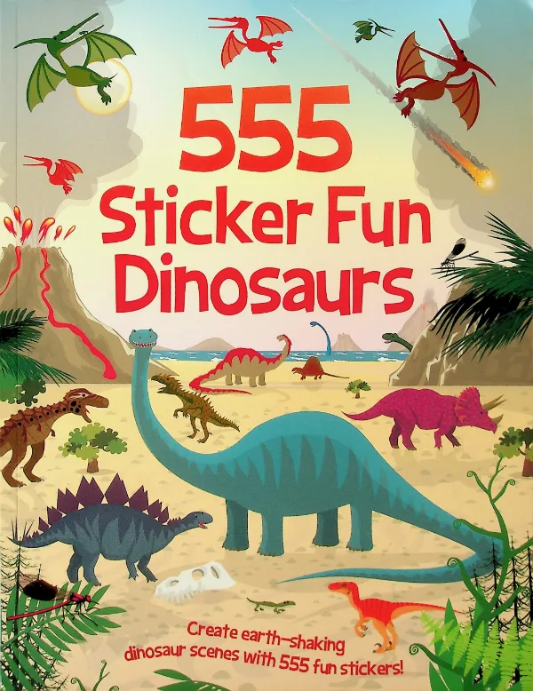 555 Sticker Fun Dinosaurs