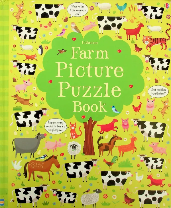 Farm Picture Puzzle Book